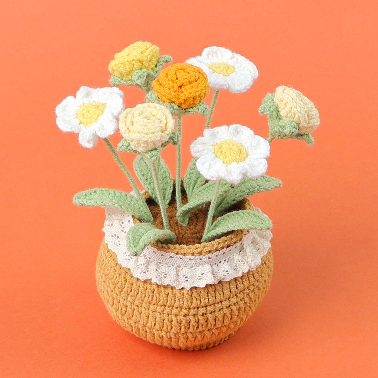 Handcrafted Crochet Roses