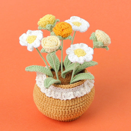 Handcrafted Crochet Roses