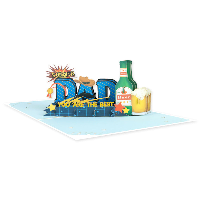 Pop Up Cards- To the best Dad/Supper Dad