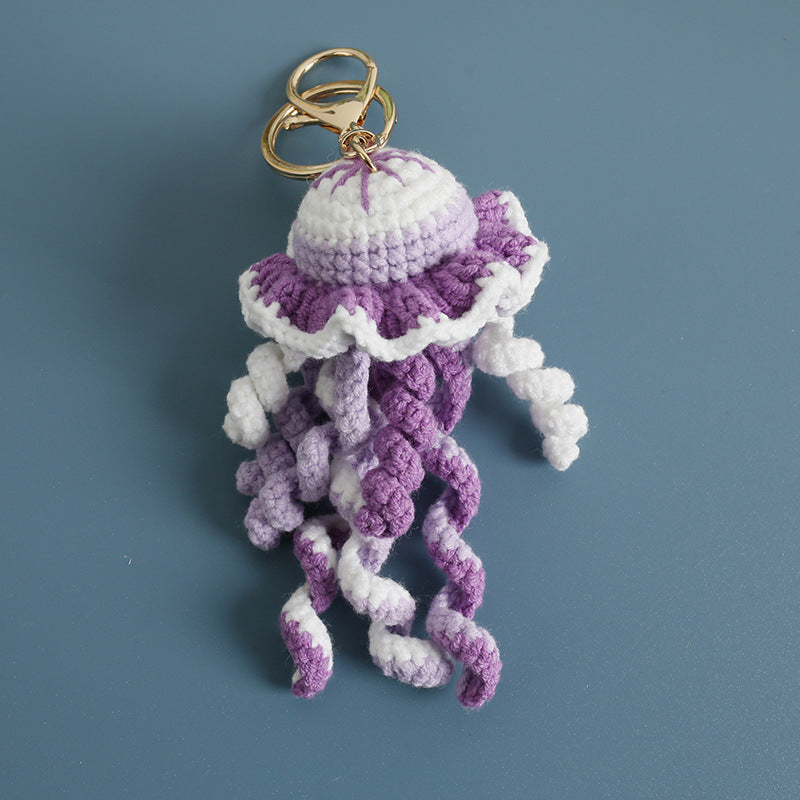 Handmade Crochet Keyring- Jellyfish