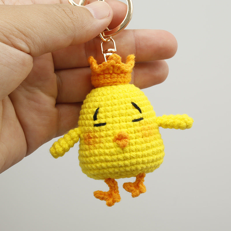 Handmade Crochet Keyring - Baby Chick