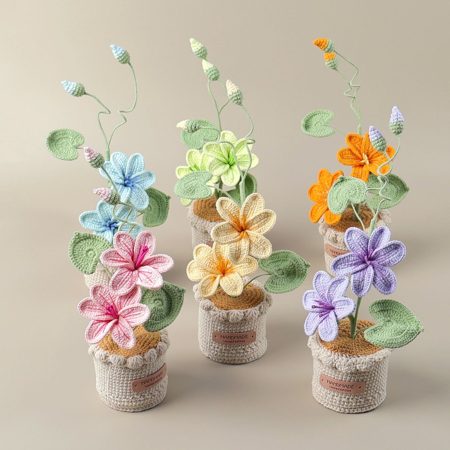 Handcrafted Crochet Tung Flower  (Double flowers)