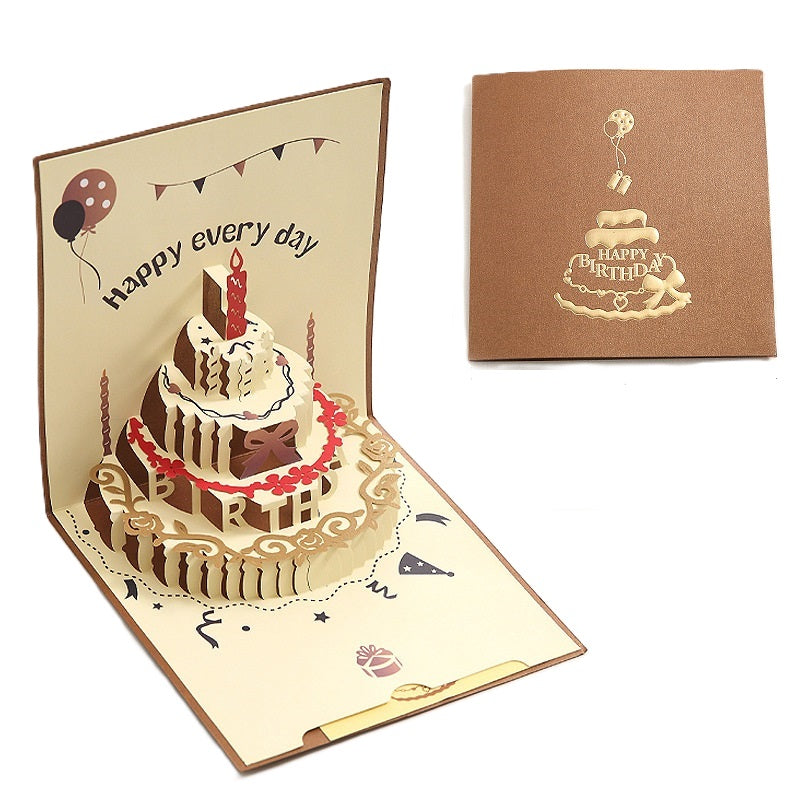 Popup Birthday Cards  (15cmx15cm)