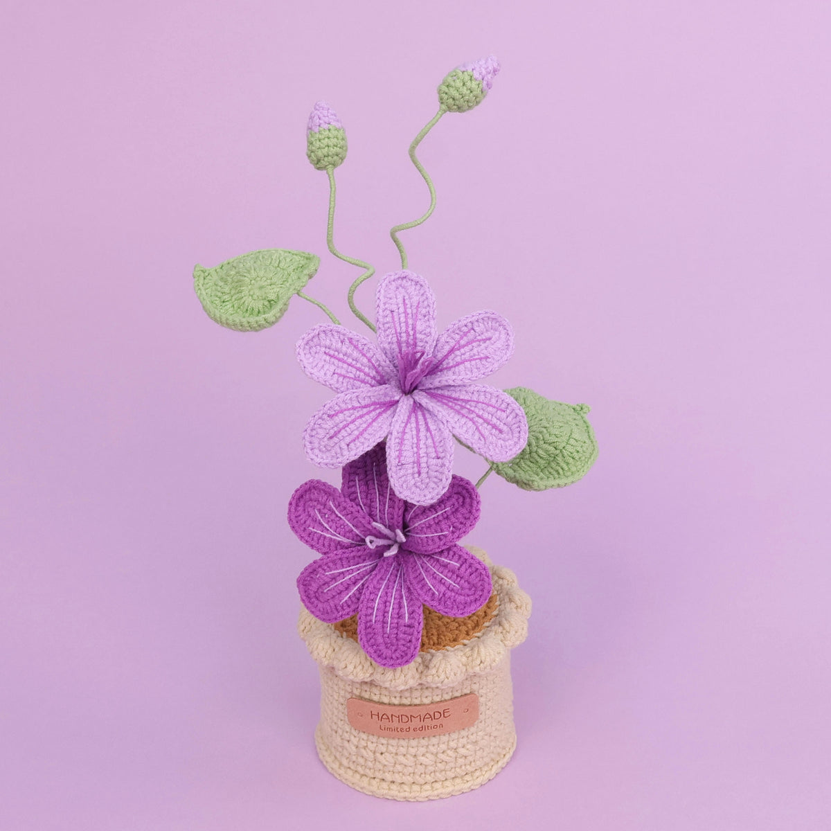 Handmade Crochet Tung Flower  (Double flowers)