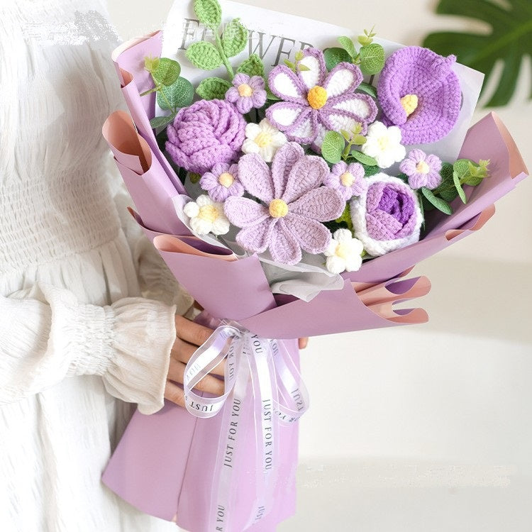 Handmade Crochet Flowers Bouquet