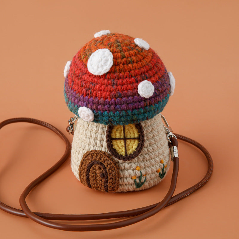 Handmade Crochet Bags - Mushrooms