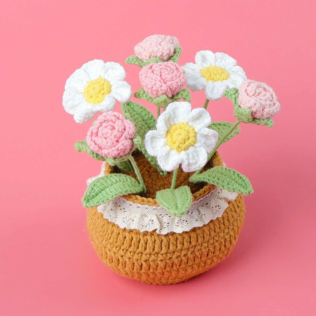 Handcrafted Crochet Roses