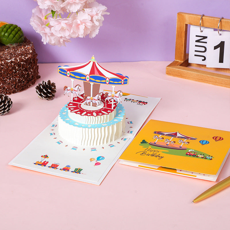 Popup Birthday Cards - Carosuel