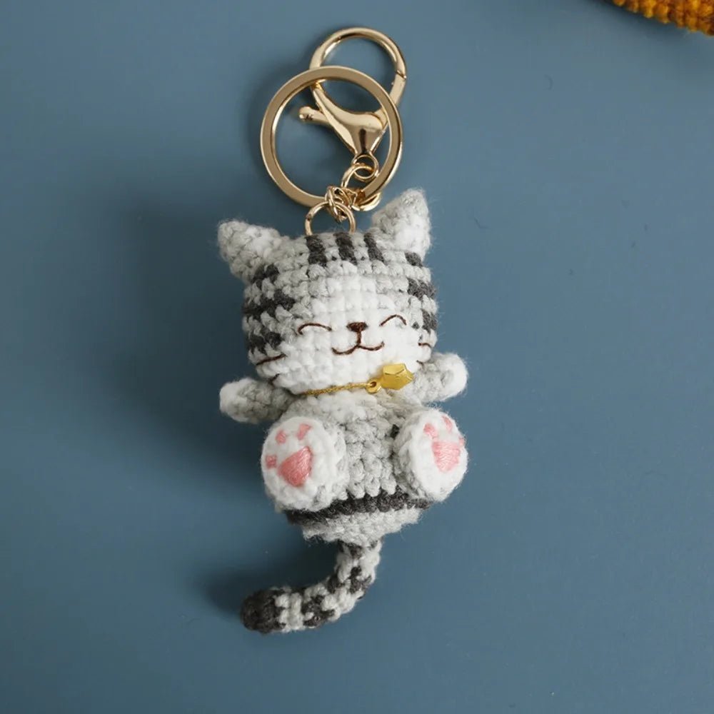Handmade Crochet Keyring-Cats