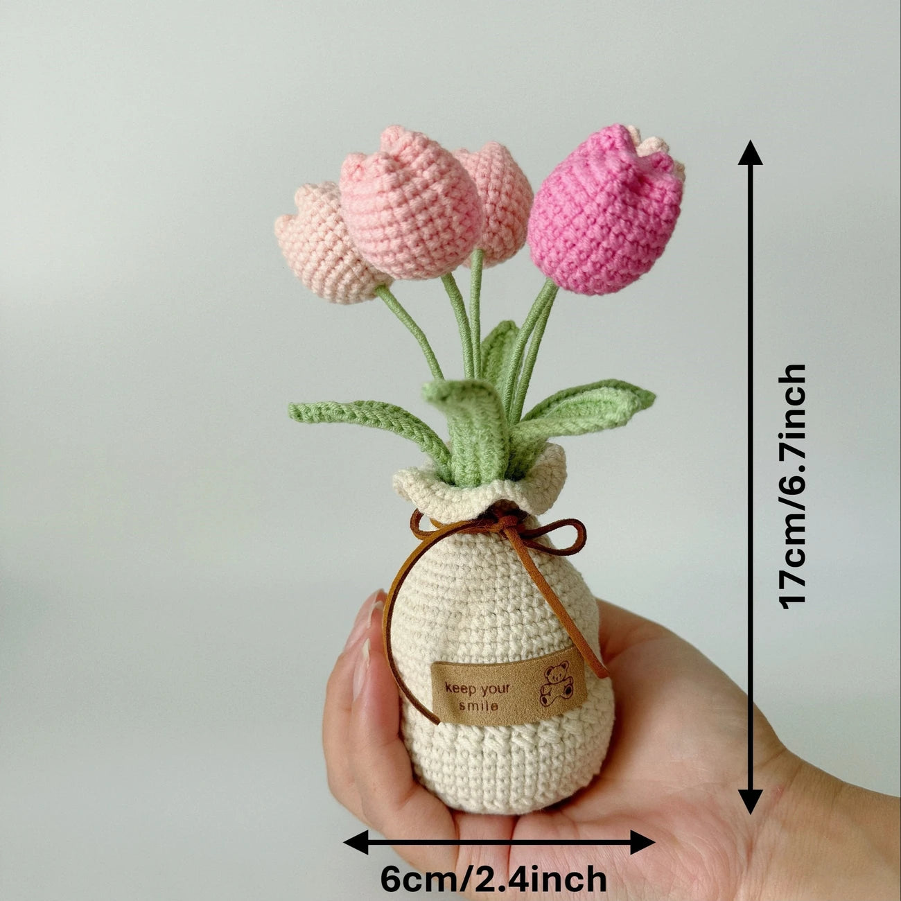 Handcrafted Crochet Tulips