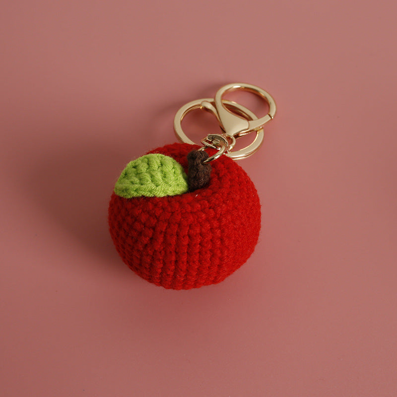 Handmade Crochet Keyrings-Fruit