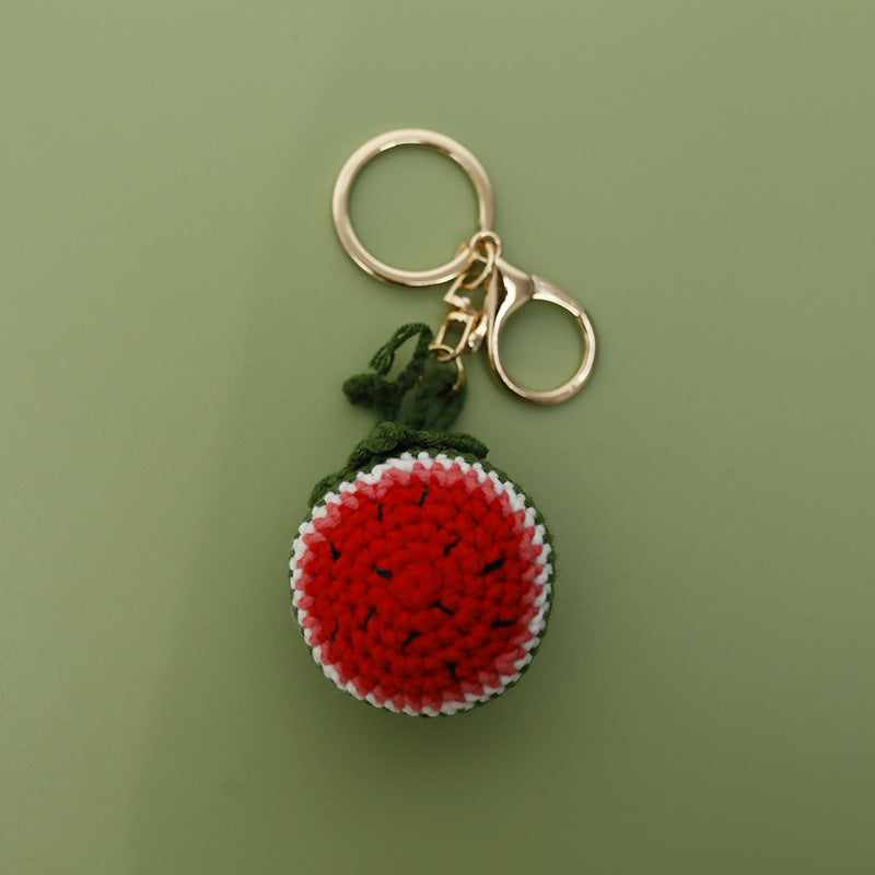 Handmade Crochet Keyrings-Fruit